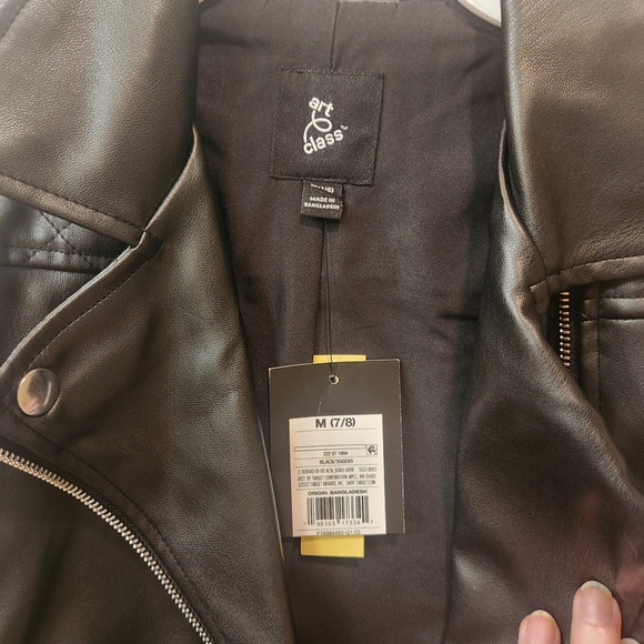 Art Class Black Faux Leather Jacket - Picture 4 of 16